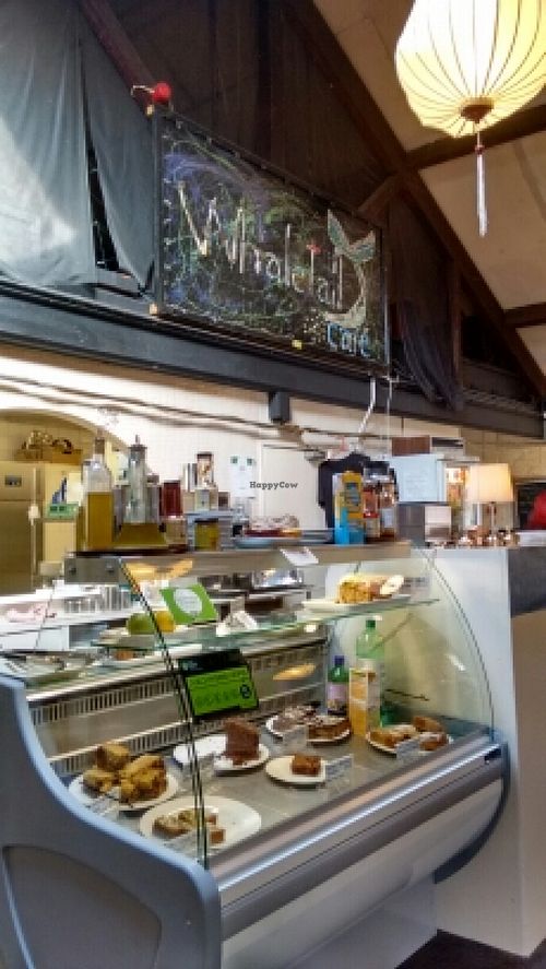 yes there is vegan cake! at The Whale Tail Cafe in Lancaster
