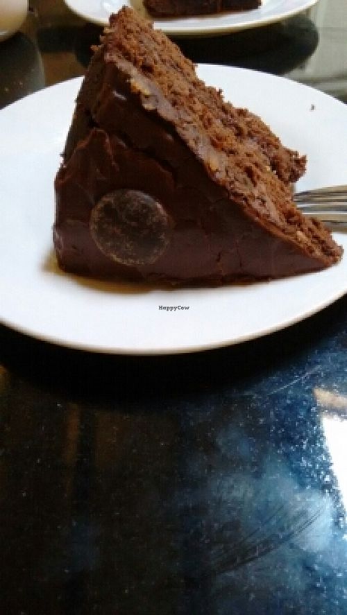 a better picture of that fudge cake! at The Whale Tail Cafe in Lancaster