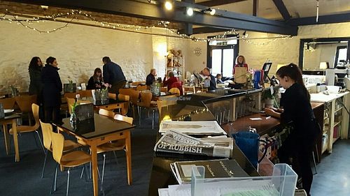 dining area at The Whale Tail Cafe in Lancaster