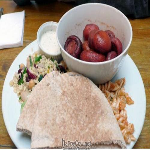 tandori mushrooms at The Egg Cafe in Liverpool