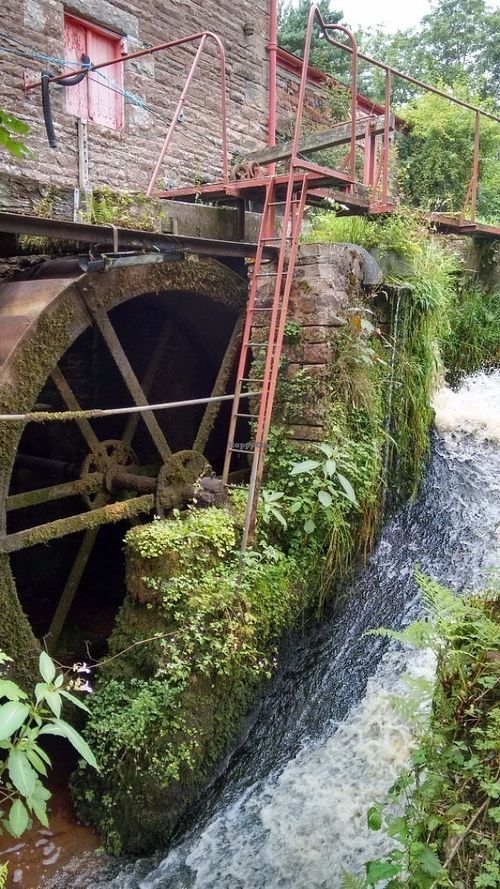 Water wheel at The Watermill Shop and Tearoom in Penrith