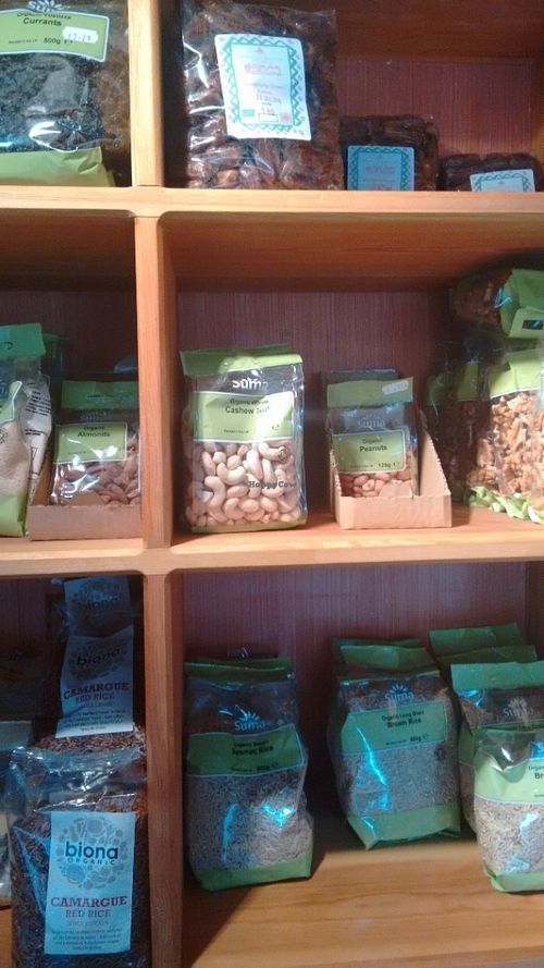 Dried goods at The Watermill Shop and Tearoom in Penrith