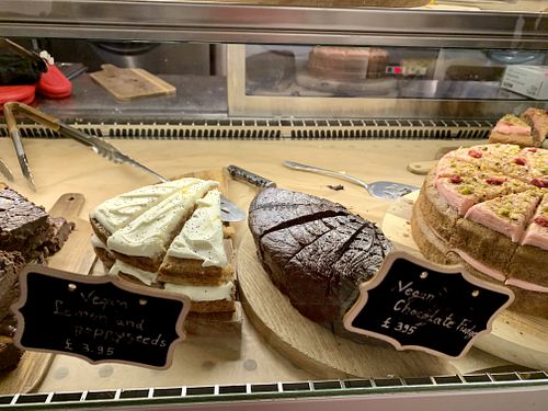 Vegan cakes at Tide Tables in Richmond Upon Thames