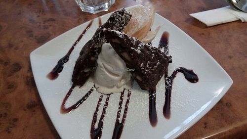 Brownie Desert at Herbies in Exeter