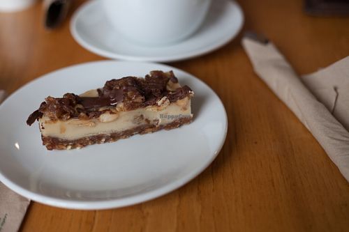 This cake looked pretty good, I thought but it tasted like sugar and margarine and so, so much sugar. I eat very sweet, but once every 5 years I stumble on something beyond me. at Archie Browns Health Food in Penzance