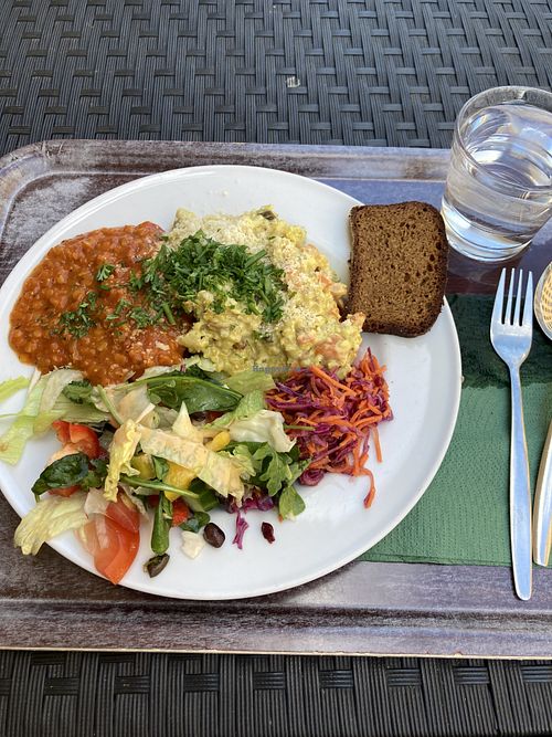   at Zucchini Vegetarian Cafe in Helsinki