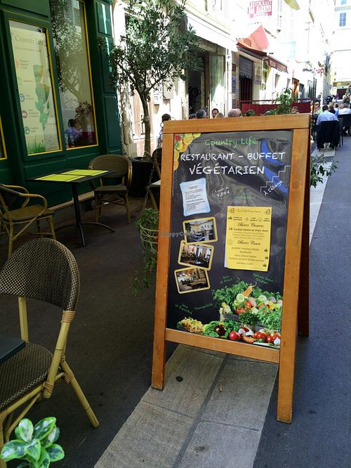 In front of Country Life at Country Life in Marseille