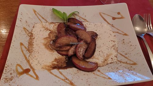 Apples in Calvados at La Maison du Vert in Ticheville