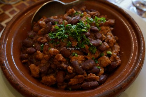 Chili sin carne (vegan) at Aquarius in Paris