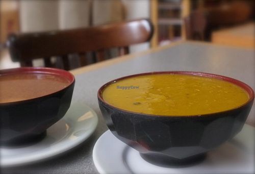 Soups change every day, always with seasonal vegetables at Grand Appetit in Paris