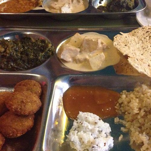 nearly everything on the sunday buffet is vegan... at Satyam in Berlin