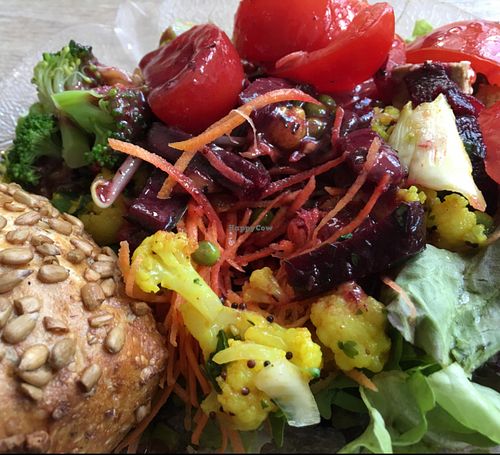 salad at Osho's Place in Cologne
