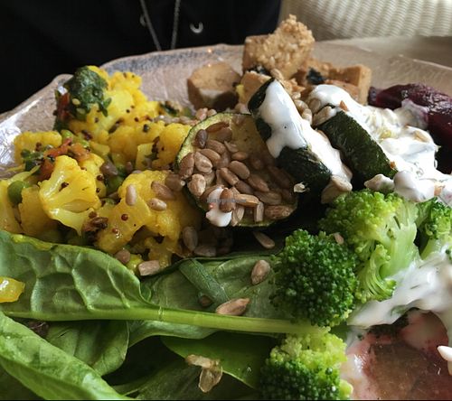 salad at Osho's Place in Cologne