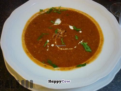 Soup containing sauerkraut at Hiller in Hannover