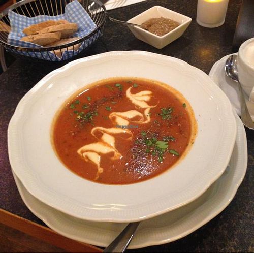 Tomato soup at Hiller in Hannover