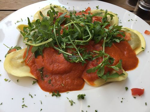 Vegan ravioli  at Prinz Myshkin City in Munich