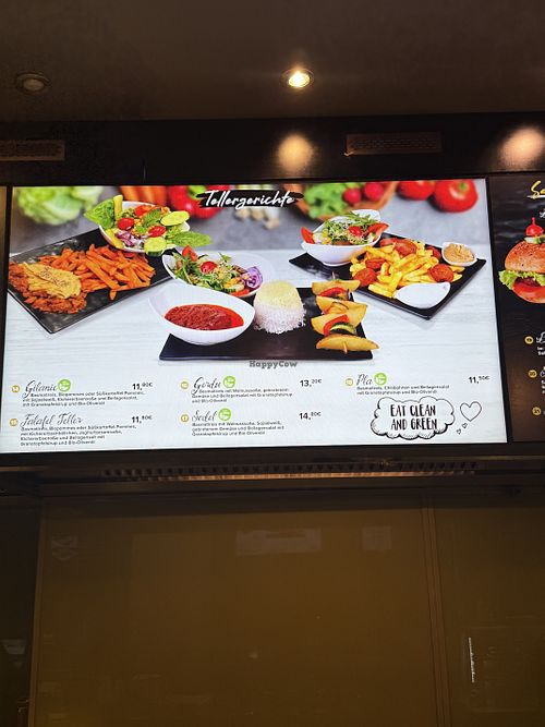 vegan menu  at Lord in Dortmund