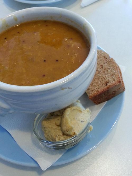 Dahl Soup at Kaffihusid Gardurinn - Ecstasy's Heart-Garden in Reykjavik