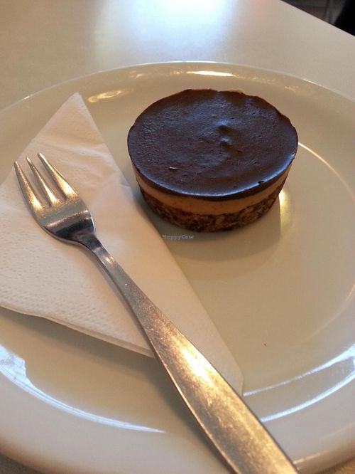 Vegan snickers! at Kaffihusid Gardurinn - Ecstasy's Heart-Garden in Reykjavik