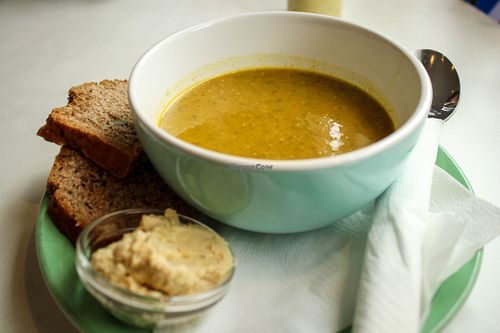 soup of the day at Kaffihusid Gardurinn - Ecstasy's Heart-Garden in Reykjavik