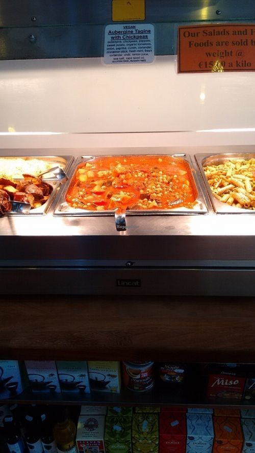 Hot dishes at Blazing Salads in Dublin