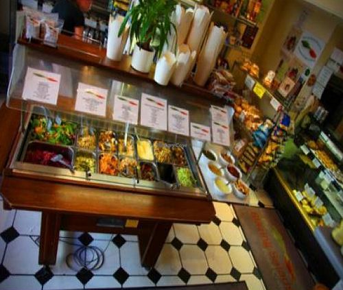 vegan salad bar at blazing salads in dublin ireland at Blazing Salads in Dublin