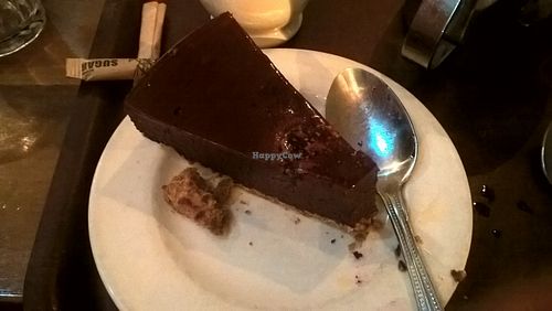 Very Berry Tart

So I moved onto the Dessert, as I said to my colleague, I like to 'end on a sweet note' as per what my mother would say. hahha. I had a lovely Tart of which was a lovely soft consistency texture, and a crumbly base. It was all heav at Cornucopia in Dublin