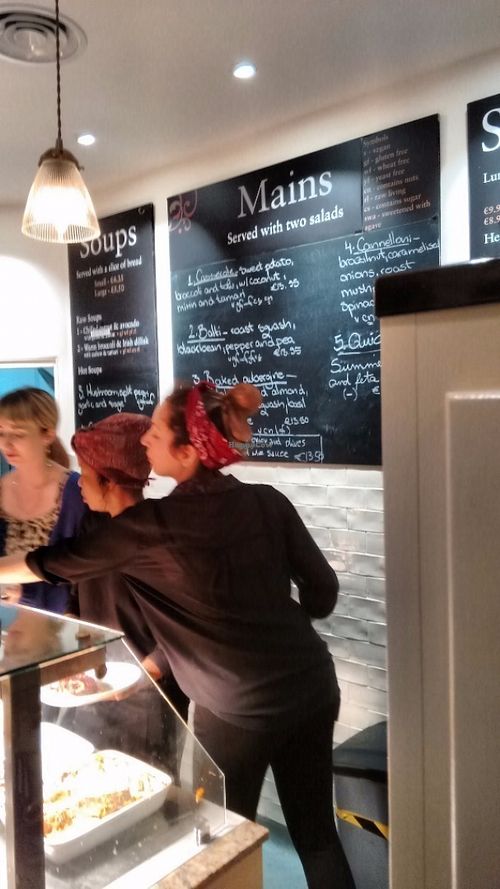 Daily menu at Cornucopia in Dublin