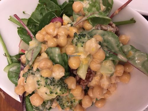 Chickpea and garden’s salad at Cornucopia in Dublin
