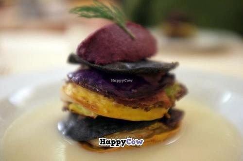 Lasagna of vegetables  at Joia Alta Cucina Naturale in Milan