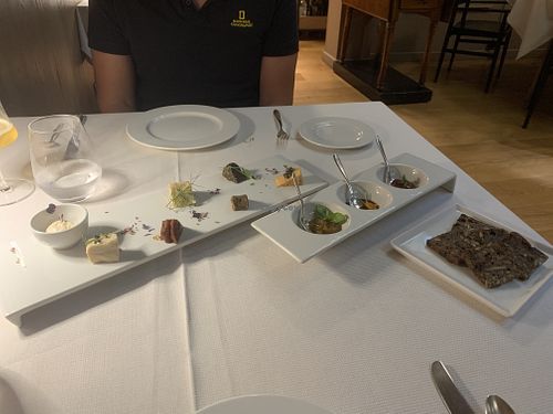 Vegan cheeses  at Joia Alta Cucina Naturale in Milan