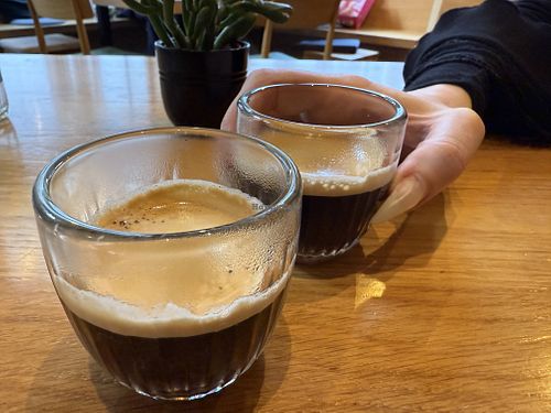 coffee (espresso)  at Harmonie Bowl & Juice in Strasbourg