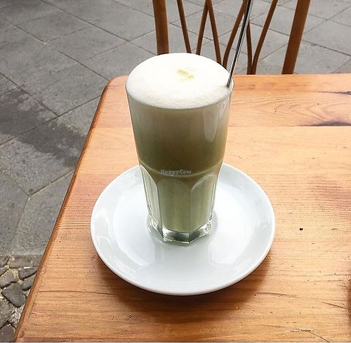 Matcha Latte  at Spluffin Bakery in Berlin
