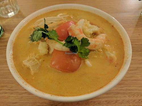 Tom kha at Loving Hut in West Melbourne