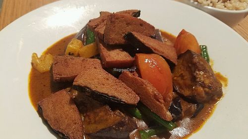 Assam curry at Loving Hut in West Melbourne