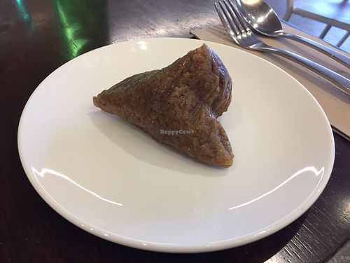 Sticky rice dumpling  at Oh My Greens in Melton South