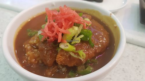 Pumpkin katsu curry at YO! Sushi in Gateshead