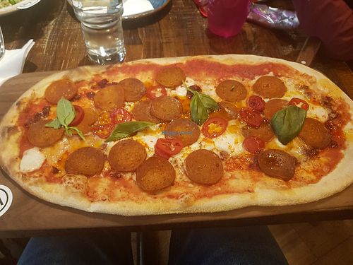 Rustica Jackfruit Pizza at Zizzi in Gateshead