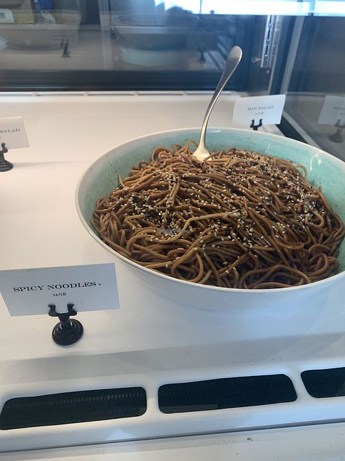 Veg noodles at South Restaurant + Coffeehouse in Anchorage