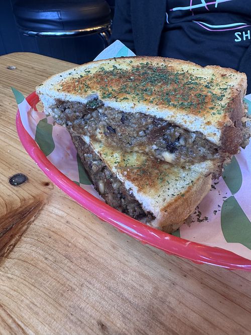 Haggis toastie    at FacePlant Foods in Edinburgh
