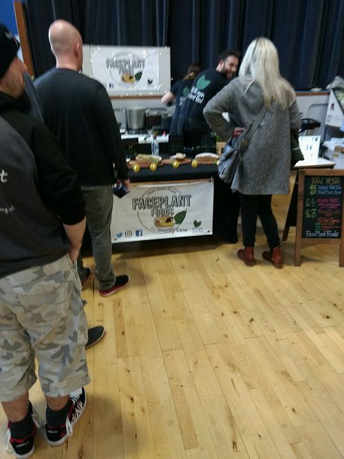 vegan festival at FacePlant Foods in Edinburgh