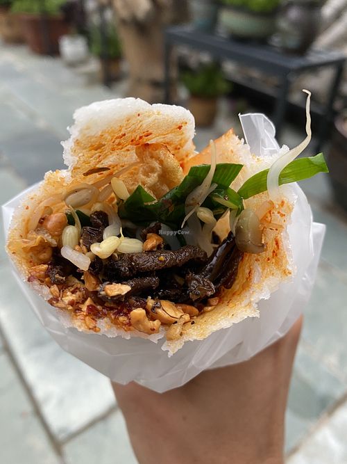 Porcini wrap  at Rice Slurp in Lijiang