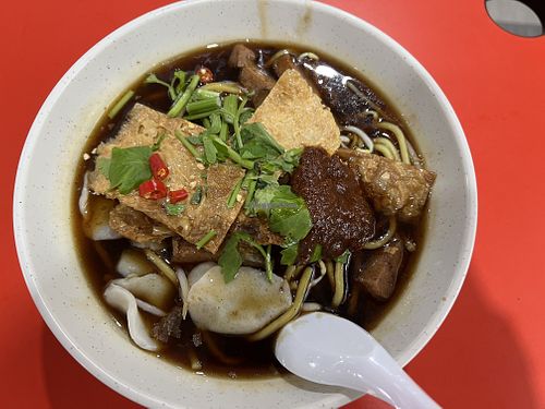 Lor mee $3.50  at Fu Yuan Vegetarian Stall - ABC Brickworks Market in Central Singapore
