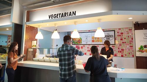 Not your normal vegetarian stall at The Crowded Bowl - Biopolis in West Singapore