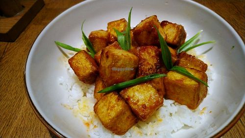 Baked tofu at YUZU in Istanbul
