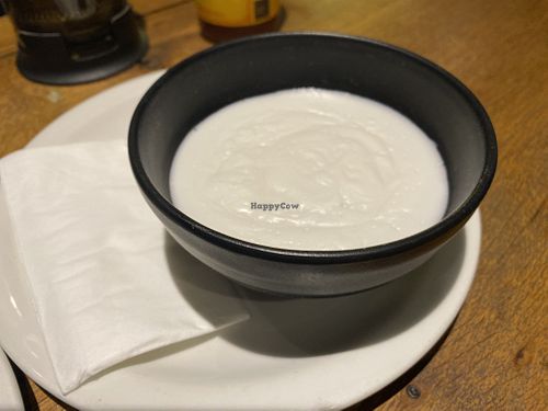 Coconut pudding at YUZU in Istanbul