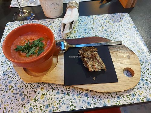 Gaspacho : yummy at Nishta in Dubrovnik