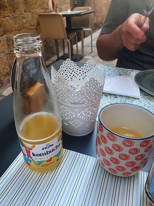 Good kombucha, but small and expensive (38kn) at Nishta in Dubrovnik