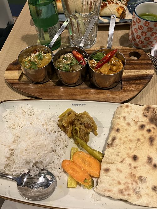 Curry platter   at Nishta in Dubrovnik