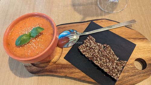 Gazpacho at Nishta in Dubrovnik